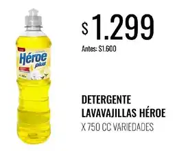 Supermercados Tadicor Héroe detergente lavavajillas oferta
