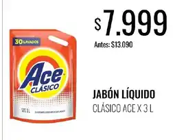 Supermercados Tadicor Ace jabón líquido clásico oferta