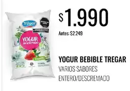 Super MAMI Tregar yogur bebible varios sabores entero/descremado oferta