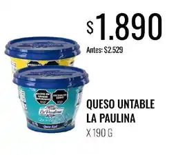 Super MAMI La paulina queso untable oferta