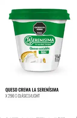 Super MAMI La serenisima queso crema untable oferta