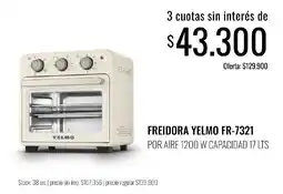 Supermercados Tadicor Yelmo freidora por aire oferta