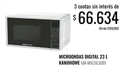 Supermercados Tadicor Kanjihome microondas digital 23 l oferta