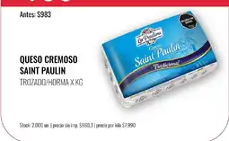 Supermercados Tadicor La paulina queso cremoso saint paulin oferta