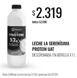 Super MAMI La serenisima leche protein uat oferta