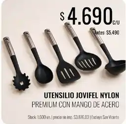 Super MAMI Jovifel utensilio nylon premium con mango de acero oferta