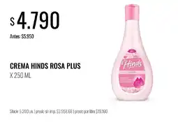 Super MAMI Hinds crema rosa plus oferta