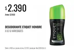 Super MAMI Etiquet desodorante hombre oferta