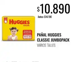 Super MAMI Huggies pañal classic jumbopack oferta