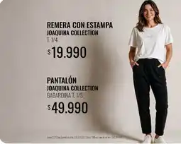 Supermercados Tadicor Joaquina collection remera con estampa oferta