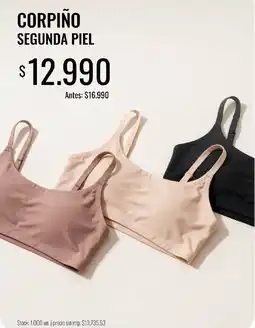 Super MAMI Corpiño segunda piel oferta