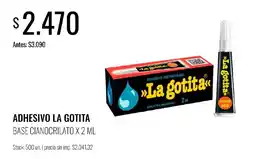 Supermercados Tadicor La gotita adhesivo la gotita oferta