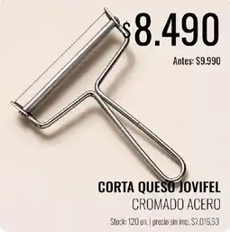Supermercados Tadicor Jovifel corta queso oferta