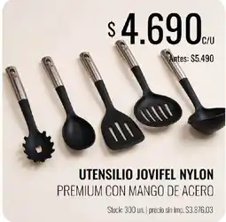 Supermercados Tadicor Jovifel utensilio nylon premium con mango de acero oferta