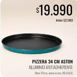 Supermercados Tadicor Aston pizzera 34 cm oferta