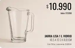 Supermercados Tadicor Jarra lisa 1 l vidrio oferta
