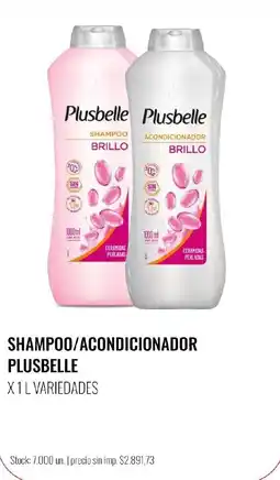 Supermercados Tadicor Plusbelle shampoo/ acondicionador oferta