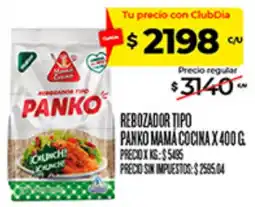 Supermercados DIA Mama cocina rebozador tipo panko oferta