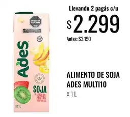 Supermercados Tadicor Ades alimento de soja oferta