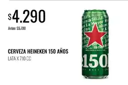 Supermercados Tadicor Heineken cerveza 150 años oferta