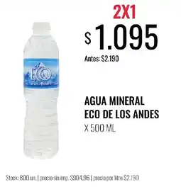 Supermercados Tadicor Eco agua mineral oferta