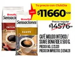 Supermercados DIA Bonafide sensaciones oferta