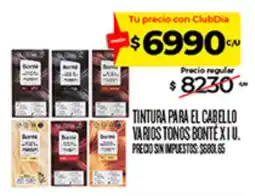 Supermercados DIA Bonte tintura para el cabello varios tonos oferta