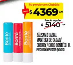 Supermercados DIA Bonté bálsamo labial oferta