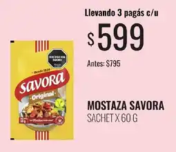 Supermercados Tadicor Savora mostaza oferta