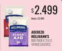 Supermercados Tadicor Hellmann's aderezo oferta