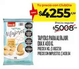 Supermercados DIA Dia tapitas para alfajor oferta