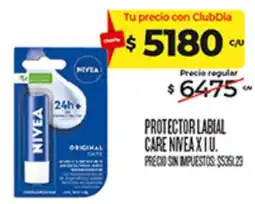 Supermercados DIA Nivea protector labial care oferta