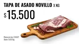 Supermercados Tadicor Tapa de asado novillo oferta