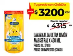 Supermercados DIA Magistral lavajilla ultra limón oferta