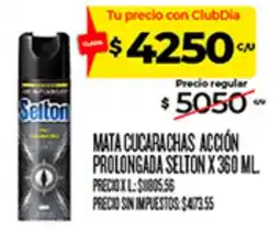 Supermercados DIA Selton mata cucarachas accion prolongada oferta