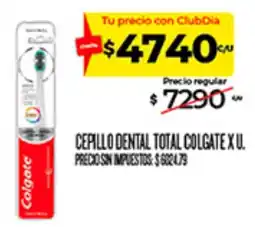Supermercados DIA Colgate cepillo dental total oferta