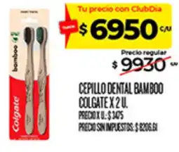 Supermercados DIA Colgate cepillo dental bamboo oferta