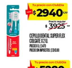 Supermercados DIA Colgate cepillo dental super flex oferta