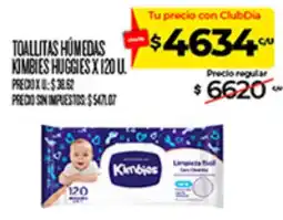 Supermercados DIA Kimbies toallitas húmedas oferta