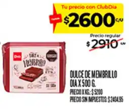 Supermercados DIA Dia dulce de membrillo oferta