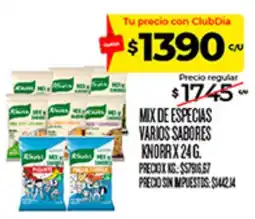 Supermercados DIA Khushi mix de especias varios sabores oferta