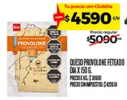 Supermercados DIA Dia queso provolone feta oferta