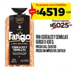 Supermercados DIA Fango pan cereales y semillas oferta
