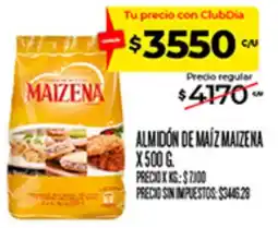 Supermercados DIA Maizena almidón de maíz oferta