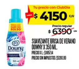 Supermercados DIA Downy suavizante brisa de verano oferta