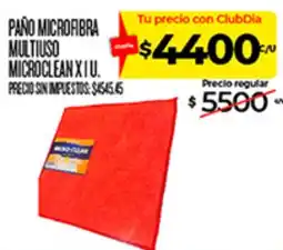 Supermercados DIA Microclean paño microfibra multiuso oferta