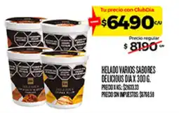 Supermercados DIA Delicious dia helado varios sabores oferta