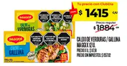 Supermercados DIA Maggi caldo de verduras / gallina oferta