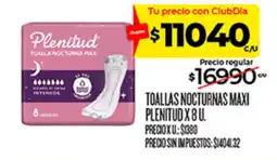 Supermercados DIA Plenitud toalla nocturna maxi oferta