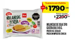 Supermercados DIA Dia milanesas de soja oferta